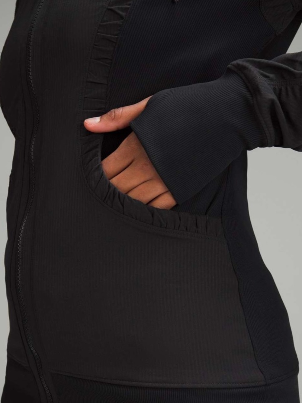 lululemon athletica Dark Charcoal Zip Hoodie - Picture 7 of 10